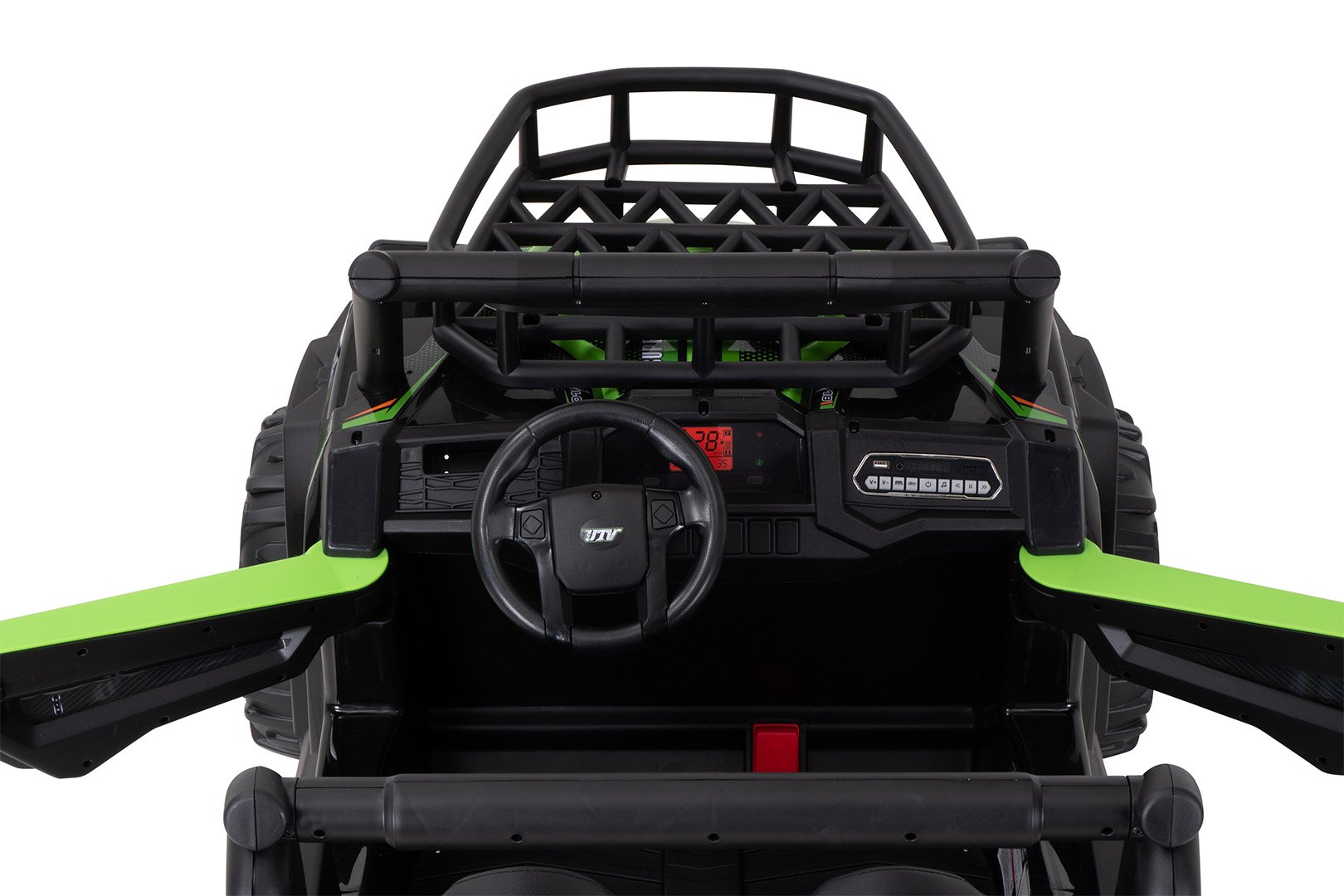 Elektro-Kinderauto UTV Ride Jeep - Elektrofahrzeug für Kinder, Elektro Kinderquad 2-Sitzer 2x200 Watt