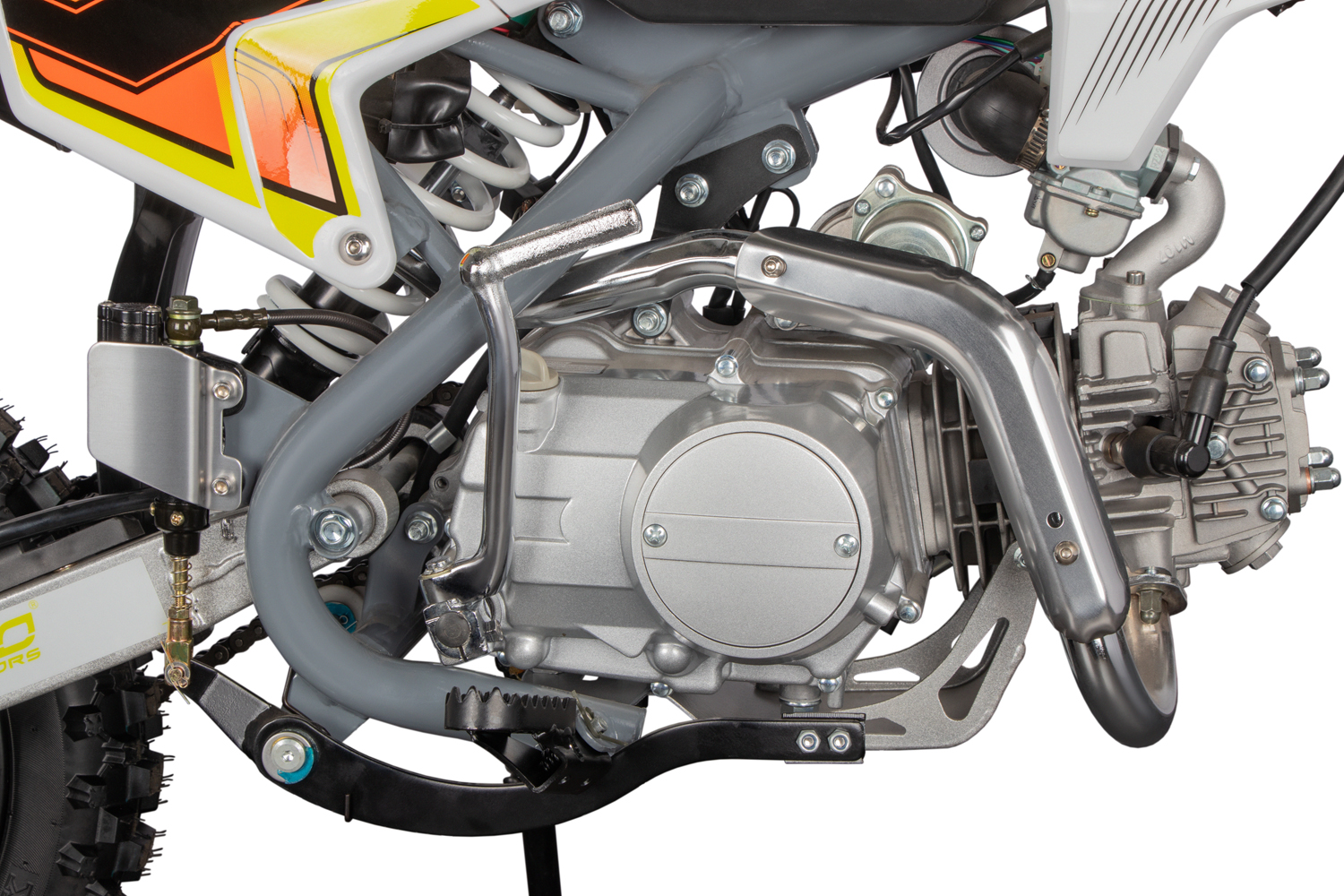NITRO MOTORS 125cc Kinder Dirtbike CHILLY URX 14/12 4 Gang, Kinder Motorcross Bike, Benzinbike 70 km/h