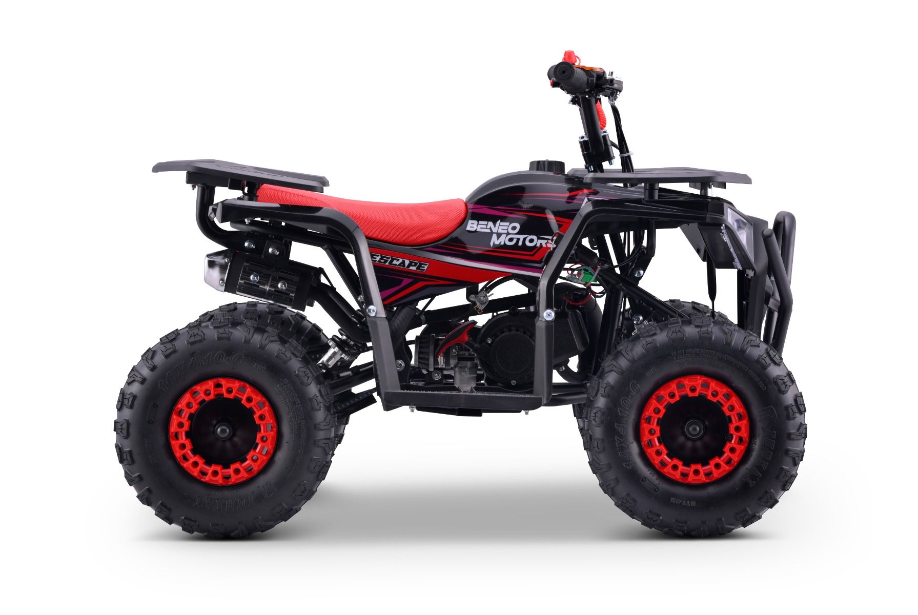 ATV Mini-Quad für Kinder Beneo Motors Escape, 49cc Benzin Kinderquad 40 km/h, Benzinquad