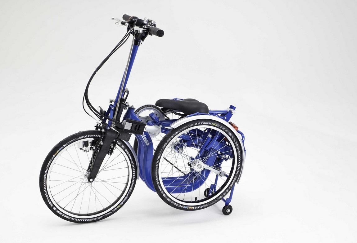 E-Bike Faltdreirad Faltrad R34 von Di Blasi, Elektrofahrrad, E-Rad, faltbares Fahrrad mit 3 Rädern