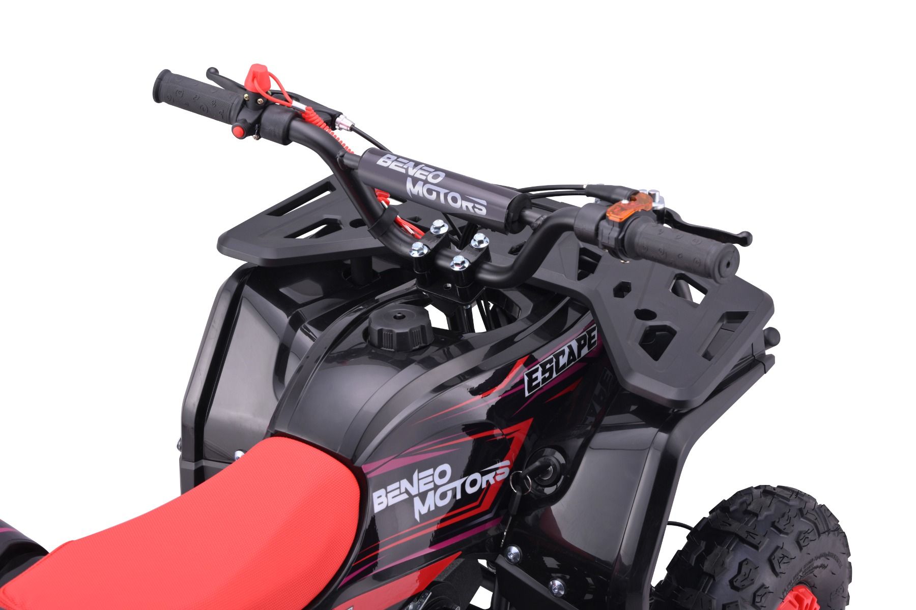 ATV Mini-Quad für Kinder Beneo Motors Escape, 49cc Benzin Kinderquad 40 km/h, Benzinquad
