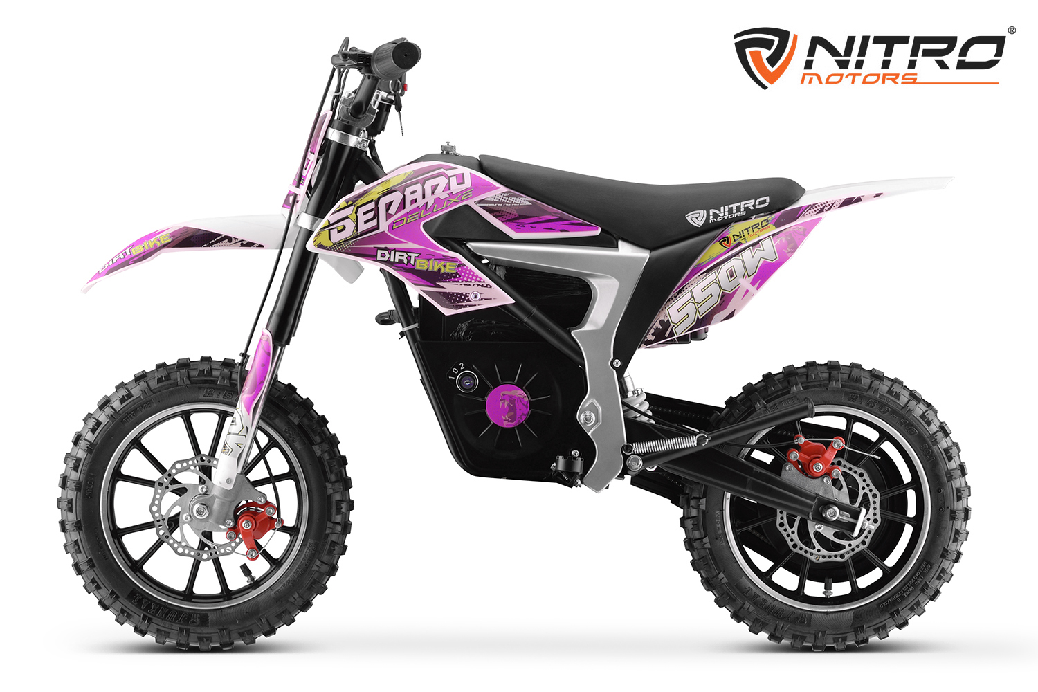 NITRO MOTORS 550W Eco mini Kinder Dirtbike Gepard DLX 10" - Crossbike - Motorcross Kids