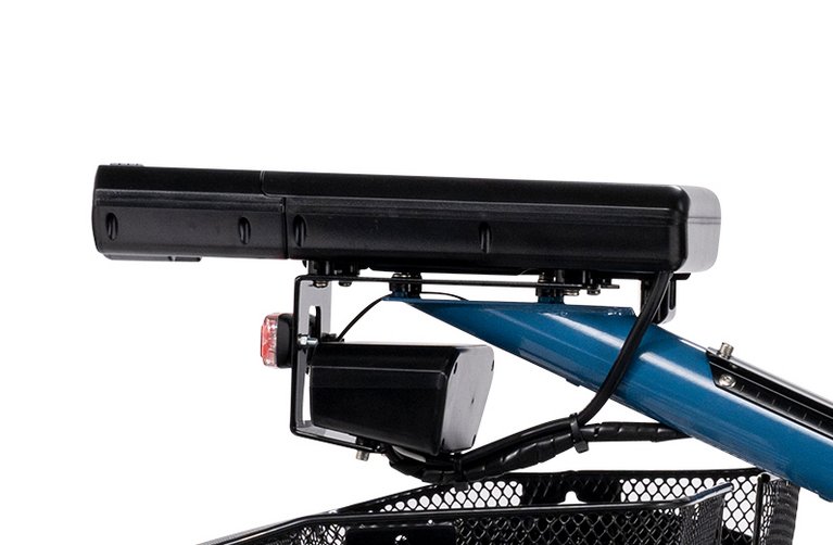 Sesseldreirad, Sesselrad, E-Scooter Trike von Pfautec, auch als Elektro-Sesselrad Variante