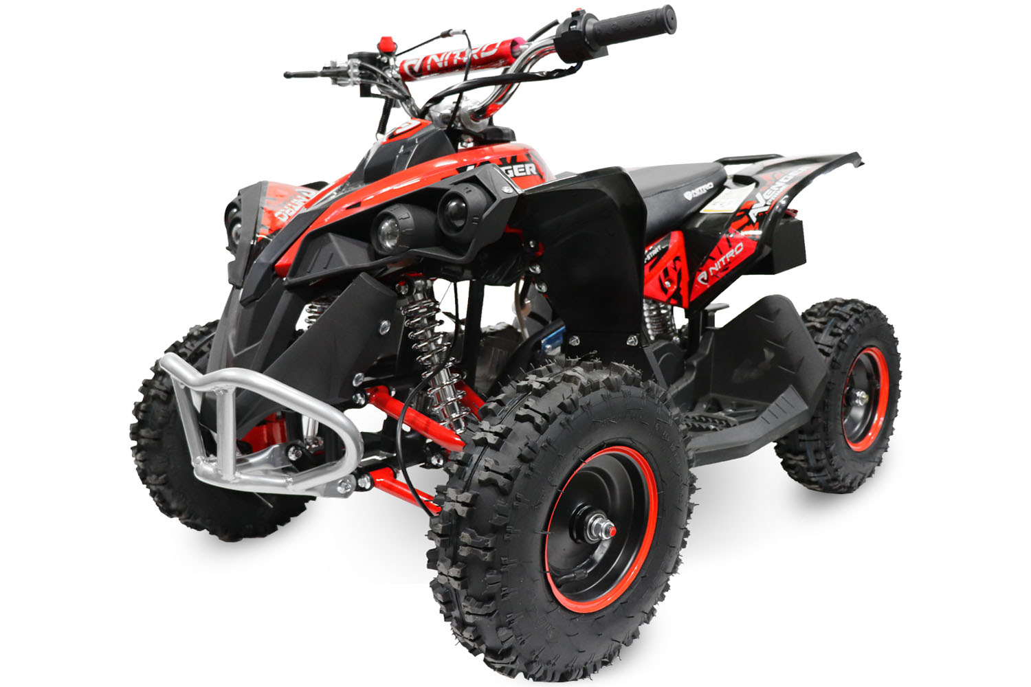 Nitro Motors Avenger 49cc mini Kinder Quad E-Start PRM 6 Zoll, Miniquad Atv Kinderquad, Benzinquad