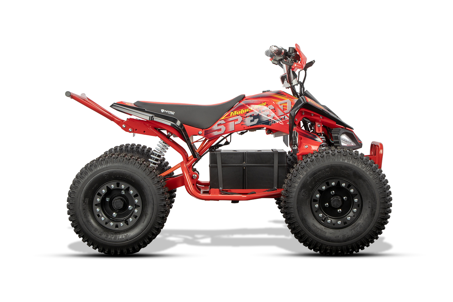 NITRO MOTORS 1500W Elektroquad für Kinder, 60V Eco midi Kinder Quad Speedy Sport 8 Zoll, Wellenantrieb