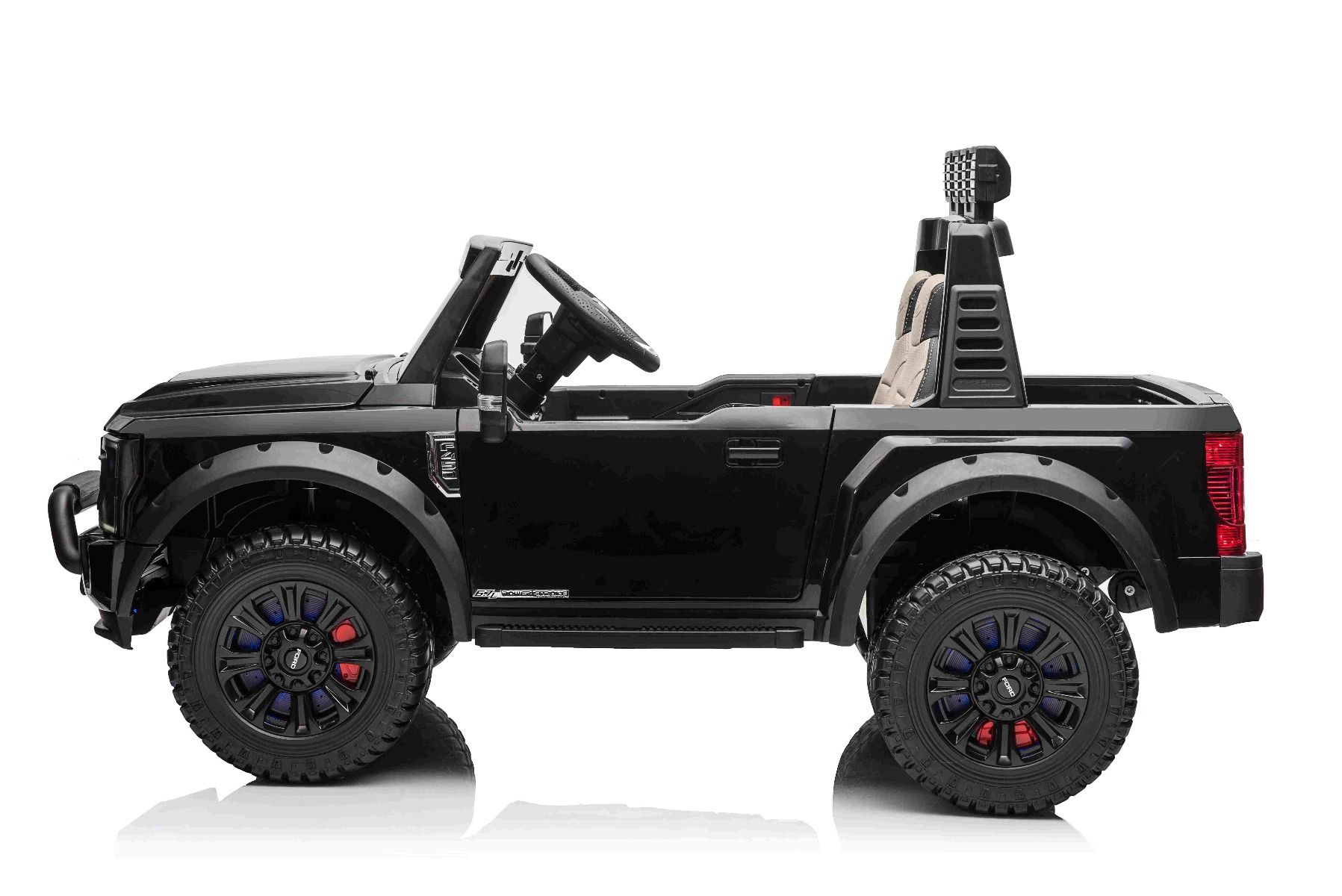XXL Kinder Elektroauto Ford Super Duty 2x Elektromotor, 10 km/h - Elektro-Kinderfahrzeug 2 Sitzer
