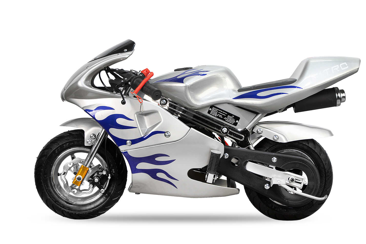 Nitro Motors Pocketbike 49cc PS77 6.5 Zoll - Minibike Racing Benzin-Pocketbike