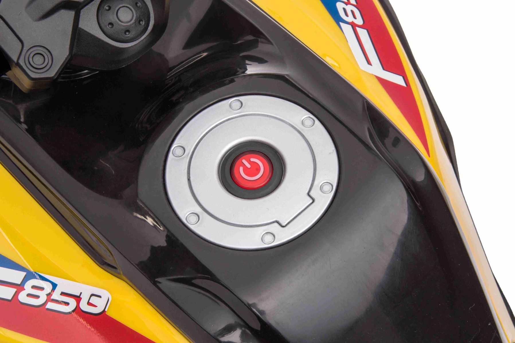 Elektromotorbike BMW F850 GS, lizenziert, Elektromotorrad für Kinder 2x35W