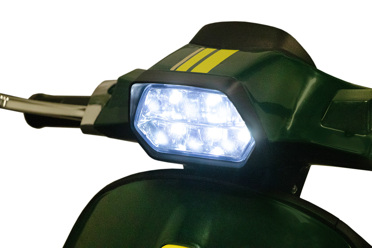 Elektro Kinder Motorrad Vespa Sprint mit Lizenz, Elektro-Moped für Kinder, Kindermoped mit Batterie