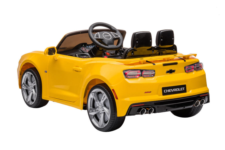 Kinder-Elektroauto Chevrolet Camaro, Elektro Kinderfahrzeug mit 2x35W, Sportwagen für Kinder