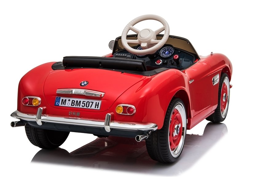 Kinderauto Oltimer, BMW Retro, Elektrofahrzeug für Kinder