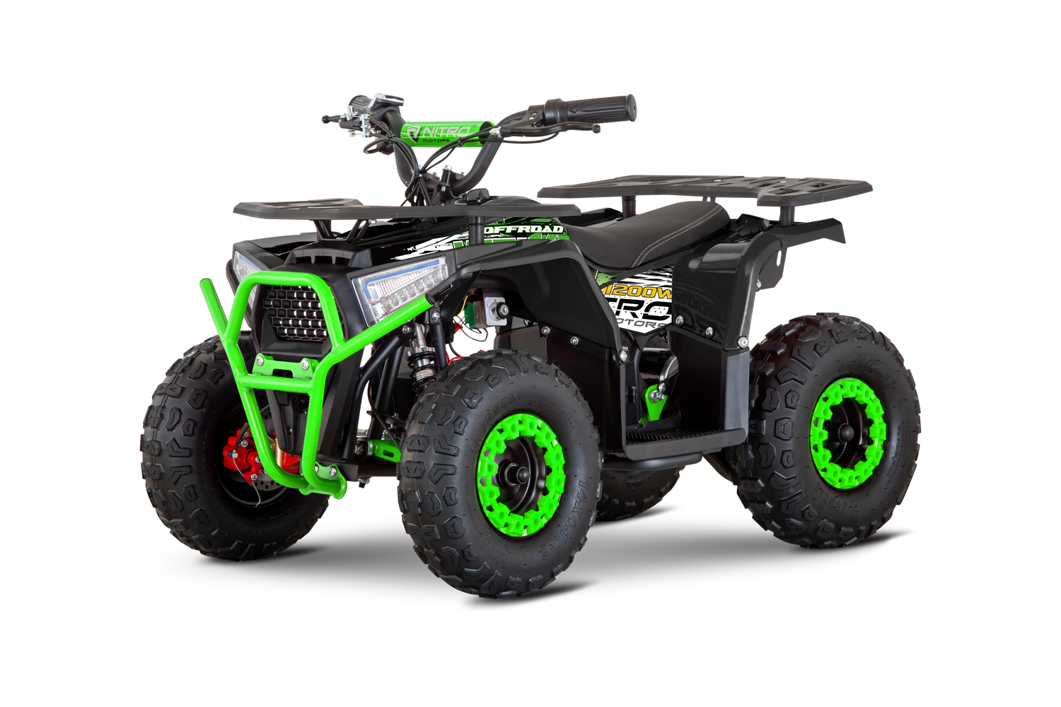 NITRO MOTORS 1200W Kinder-Quad Nerino BTF2 Reifen 6 Zoll, Elektroquad für Kinder