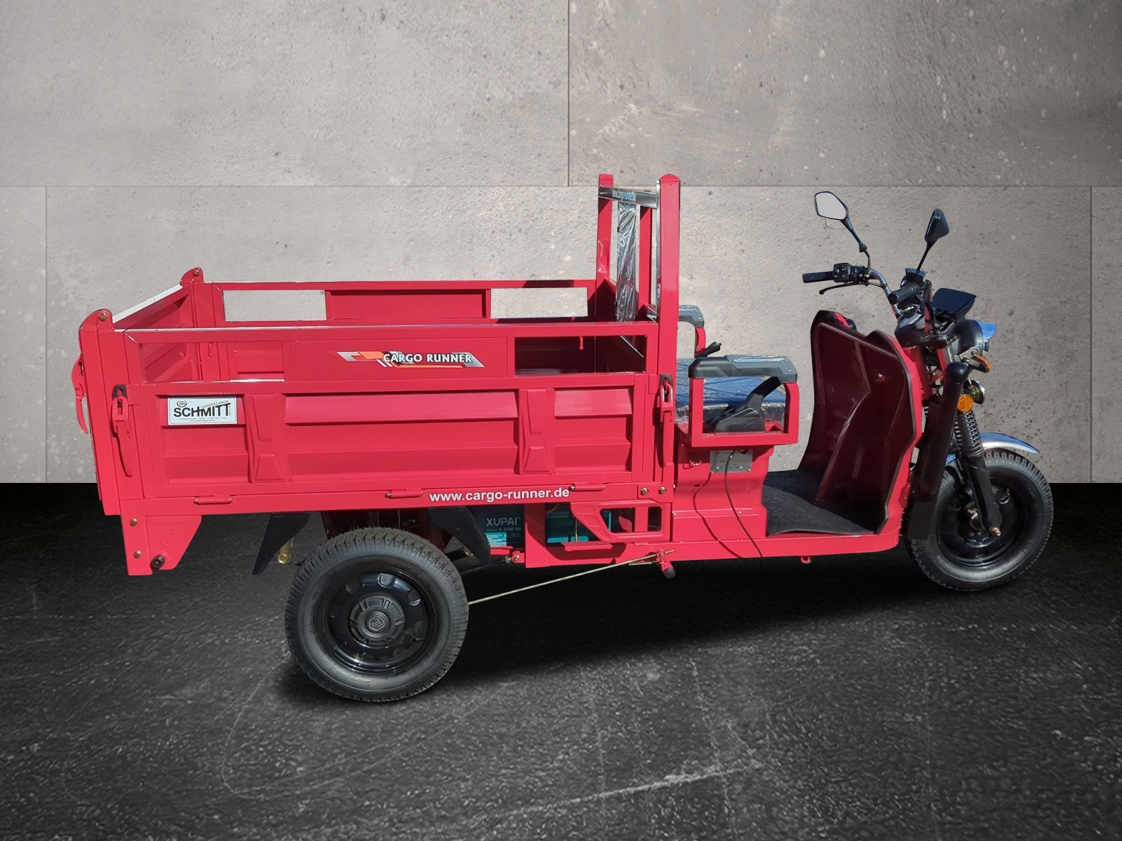 Elektro-Pritsche Cargo Runner Heavy Duty 40 km/h - hydraulischer Kipper - Transportfahrzeug, Lastenfahrzeug, Elektro Pritschenwagen