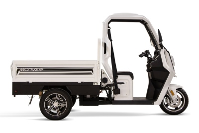Elektroauto GECO Truck gXP V9 Pickup Pritsche, Elektro Lieferfahrzeug, E-Auto-Transporter