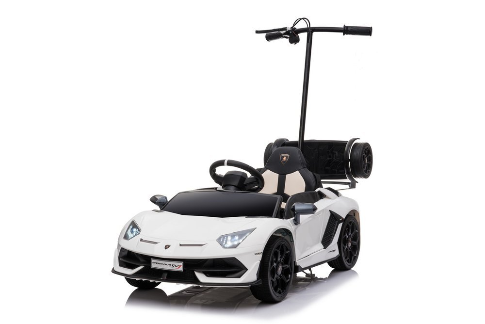 Elektro Kinderauto Lamborghini Aventador SX2018 mit Schiebestange und Stehplatz, 2x45Watt