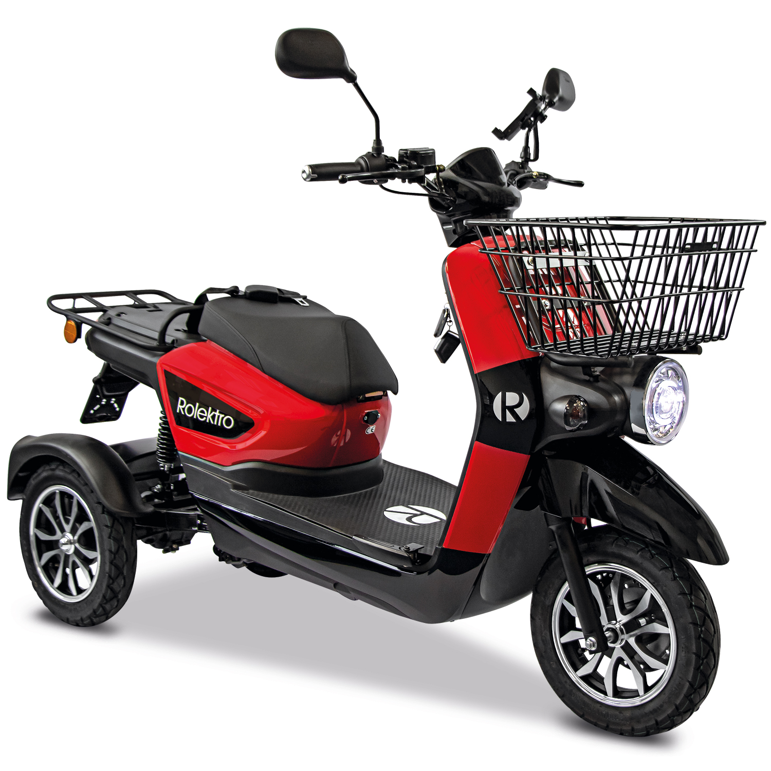 Rolektro E-Carrier 25 V.2 als Liefermobil, mit oder ohne Koffer, 2 Akku-Varianten