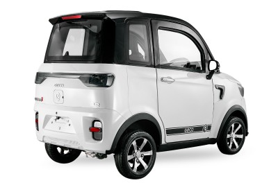 Elektroauto 45 km/h GECO Buena 2 V2  - 2 Sitzer mit Glashubdach & Komfort, E-Auto, Seniorenauto 45km/h