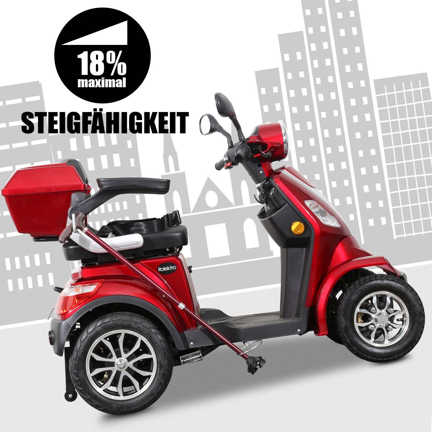 Rolektro E-Quad 25 V.2 Blei-Gel - 4 Rad Seniorenmobil
