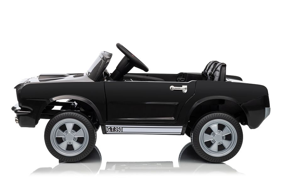Oldtimer Elektro Kinderfahrzeug Shelby GT350 - Elektroauto für Kinder mit 4x200W, Elektrokinderfahrzeug