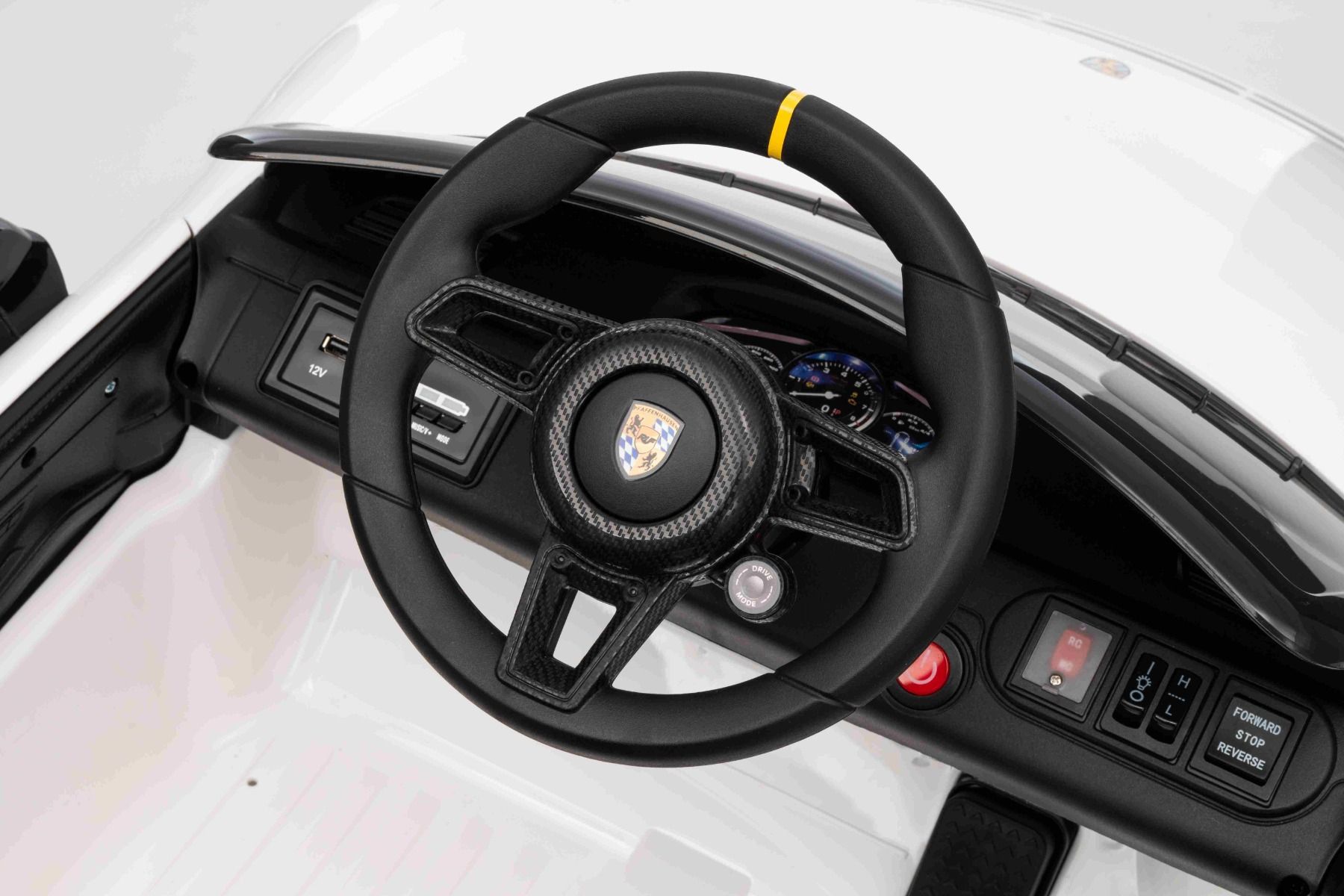 Kinderfahrzeug Elektro RUF GT Lithium Akku, Elektroauto mit 2x35 Watt, LED Lichter