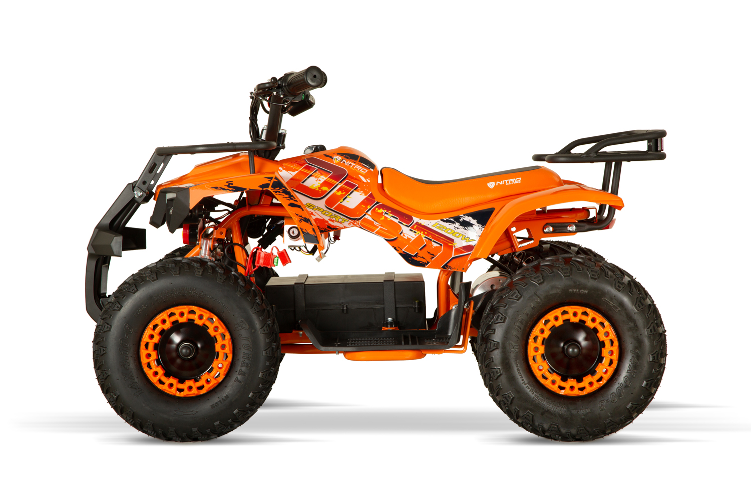 NITRO MOTORS 1200 W Eco mini Kinder Quad Dusty BTF-Profile XL, Elektroquad für Kinder, Kinderquad bis 25 km/h