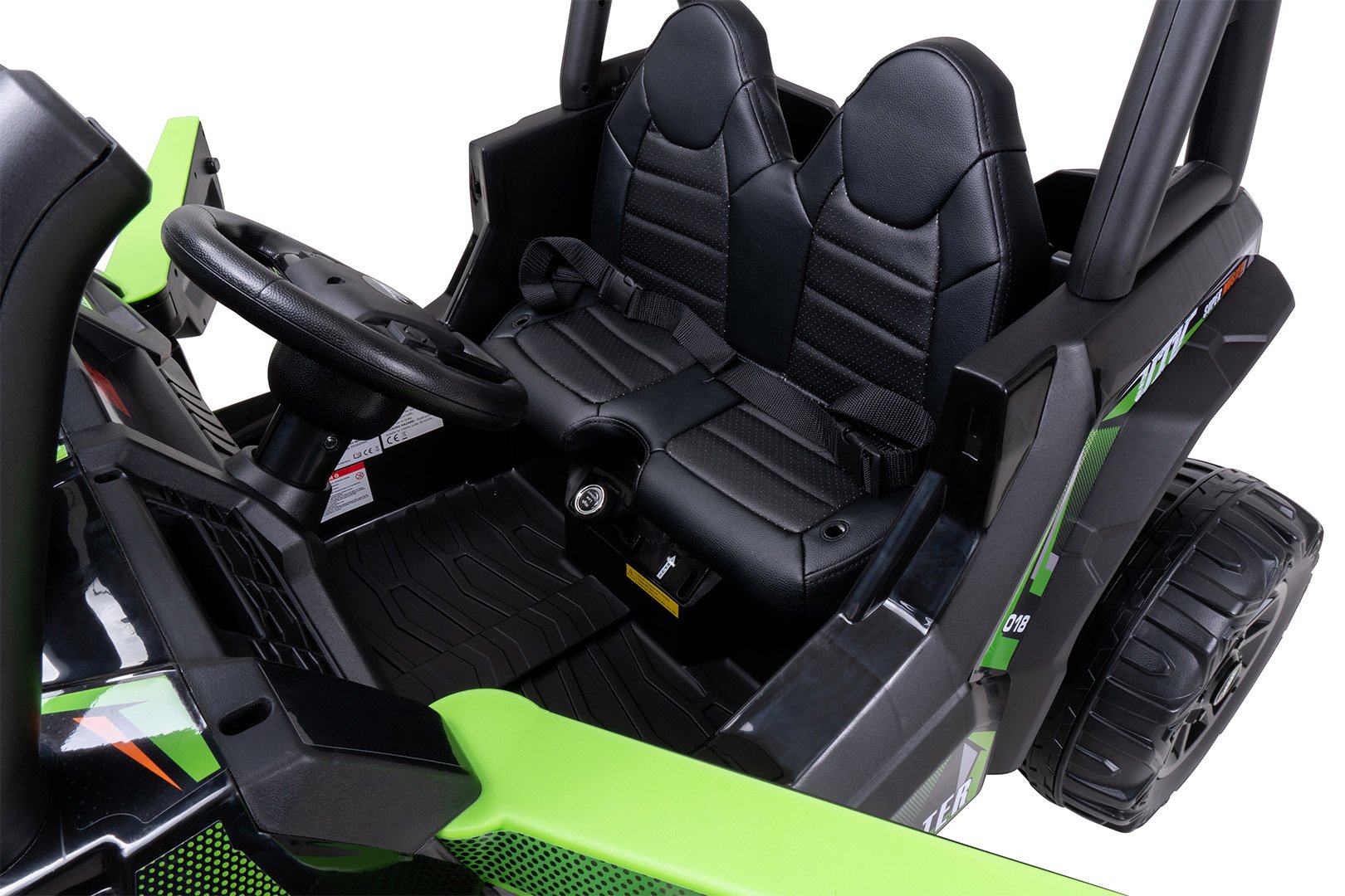 Elektro-Kinderauto UTV Ride Jeep - Elektrofahrzeug für Kinder, Elektro Kinderquad 2-Sitzer 2x200 Watt