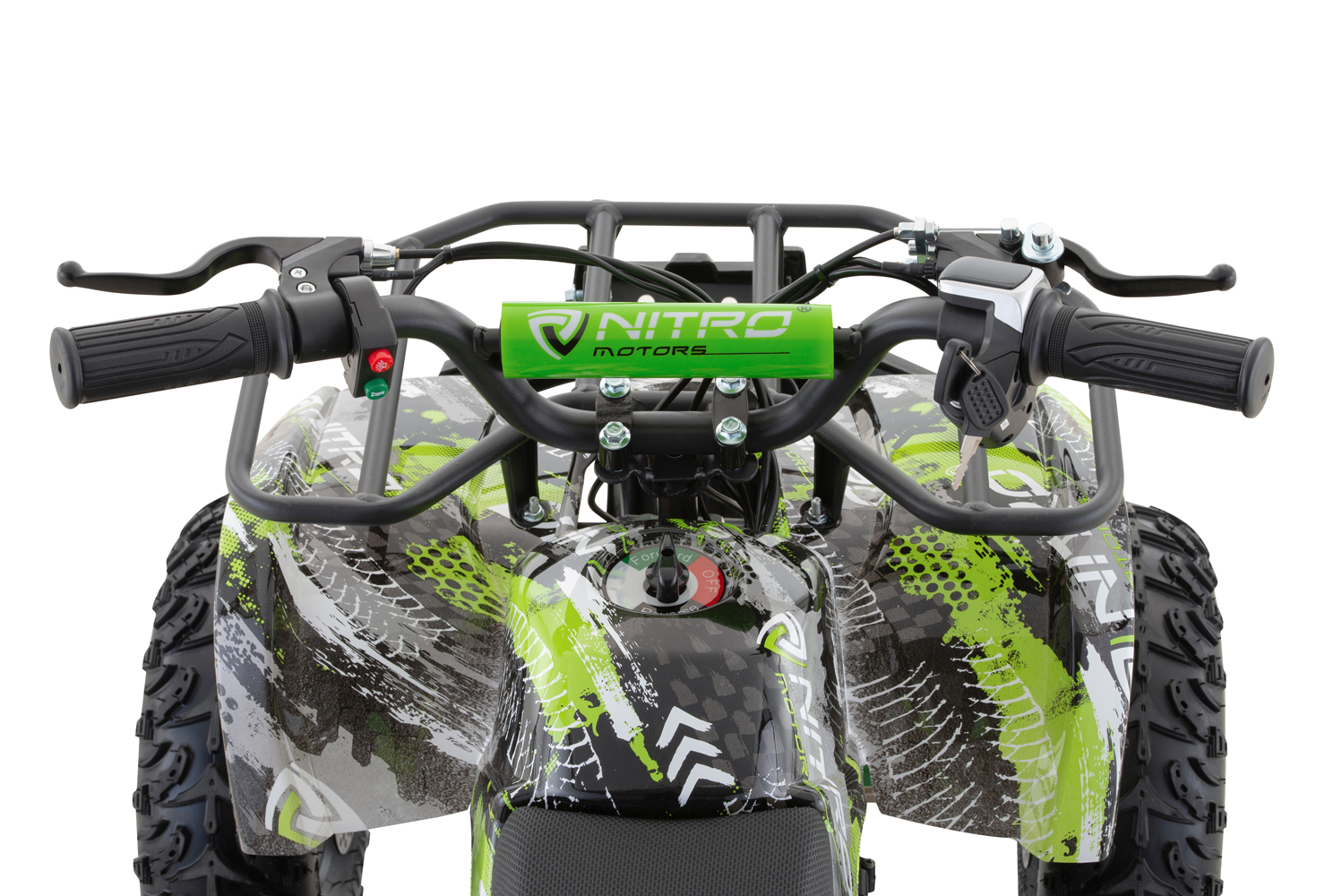 Elektro Kinderquad NITRO MOTORS 1200W Eco mini Kinder Quad Torino Graffiti BTF-Profile XL Sport 6 Zoll