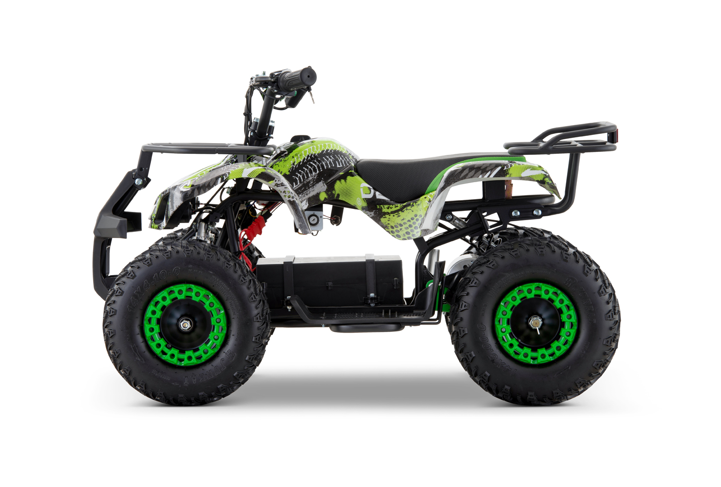 Elektro Kinderquad NITRO MOTORS 1200W Eco mini Kinder Quad Torino Graffiti BTF-Profile XL Sport 6 Zoll
