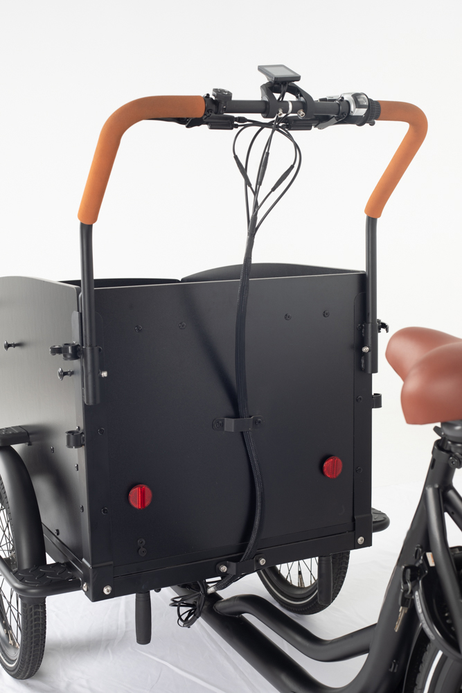 Transportfahrrad E-Bike Aitour Starter, Elektro Lastenfahrrad, 7-Gang-Shimano, pannensichere Reifen