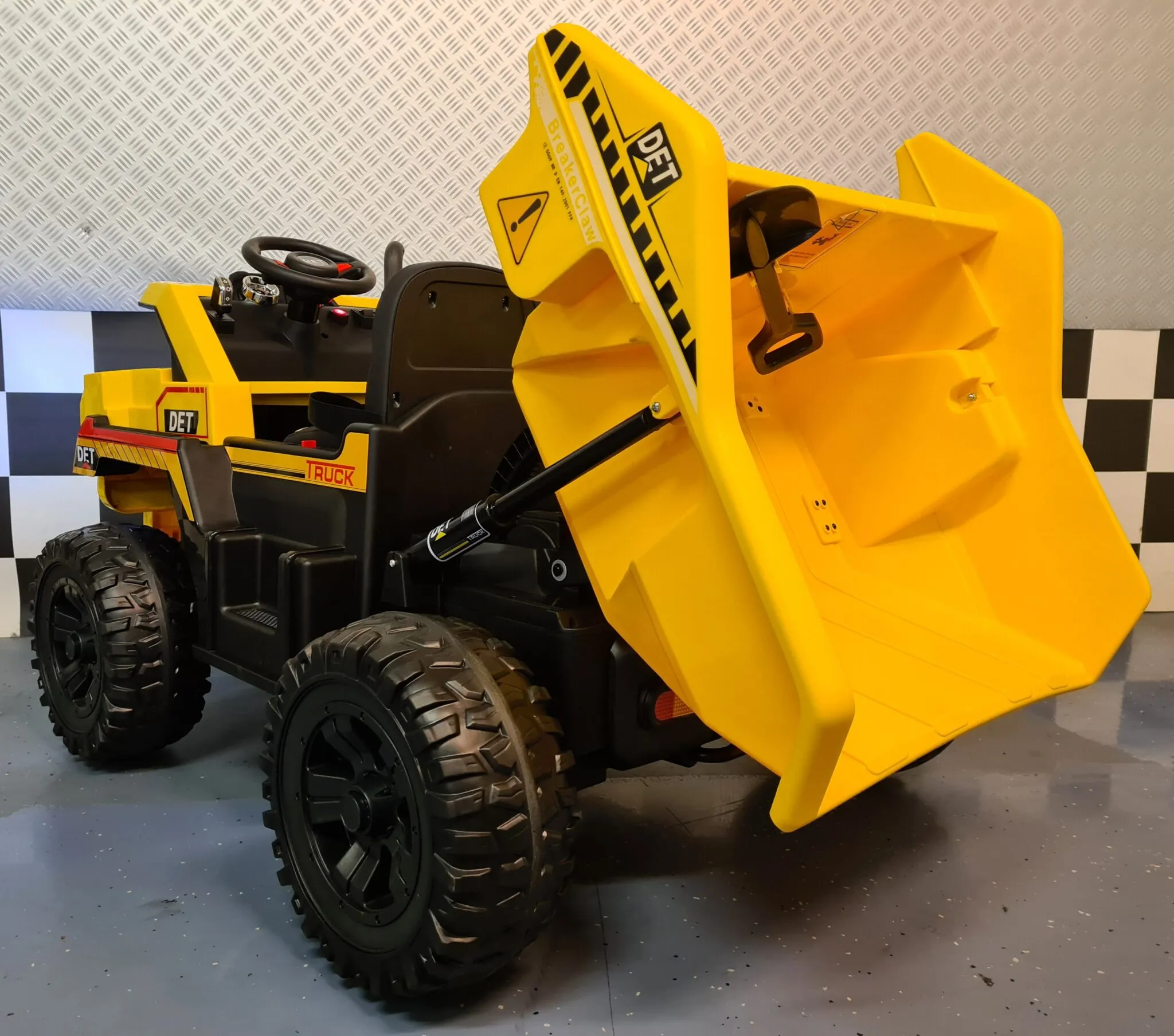Elektro Kinderfahrzeug, Baustellenfahrzeug, Elektro-Kipper für Kinder, Elektro Kindertruck