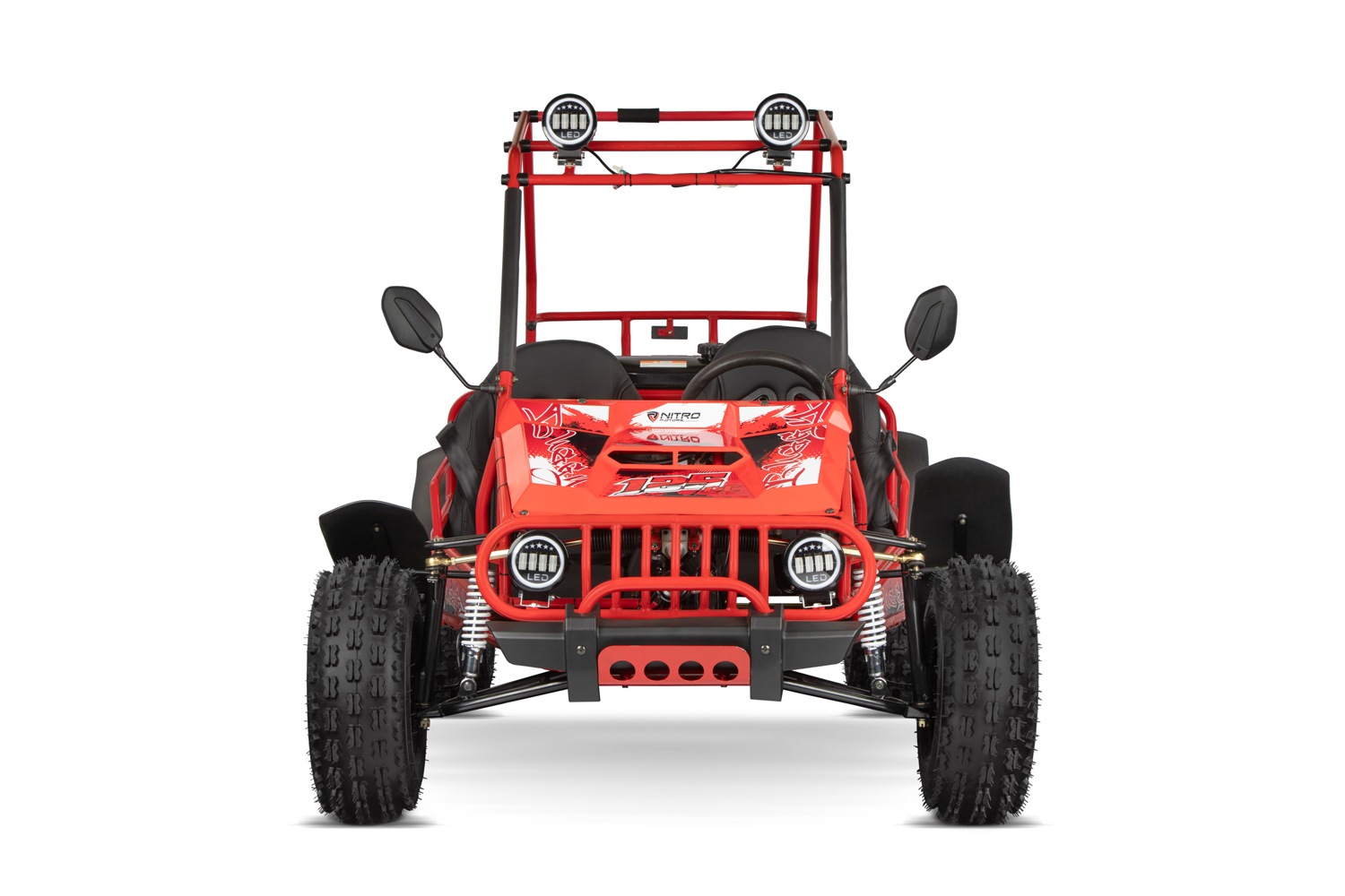 NITRO MOTORS 125cc Midi Kinder Buggy Gokart RG8-A Hunt - 2 Sitzer Strandbuggy