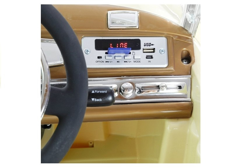 Elektro Kinderauto Oldtimer Mercedes 300s - Cabrio Kinderfahrzeug mit 2x45Watt