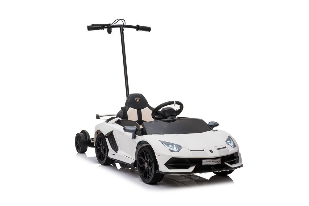 Elektro Kinderauto Lamborghini Aventador SX2018 mit Schiebestange und Stehplatz, 2x45Watt