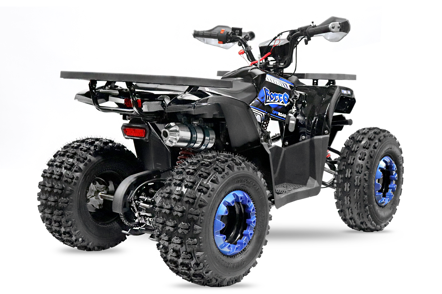 NITRO MOTORS 125cc midi Kinder Quad Rocco RS8-3G Platin, Miniquad Atv Kinderquad Pocketquad 8 Zoll