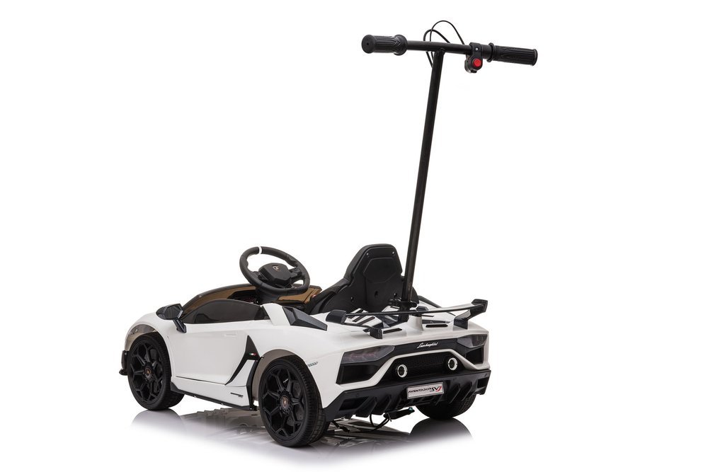 Elektro Kinderauto Lamborghini Aventador SX2018 mit Schiebestange und Stehplatz, 2x45Watt