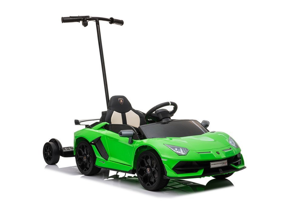 Elektro Kinderauto Lamborghini Aventador SX2018 mit Schiebestange und Stehplatz, 2x45Watt