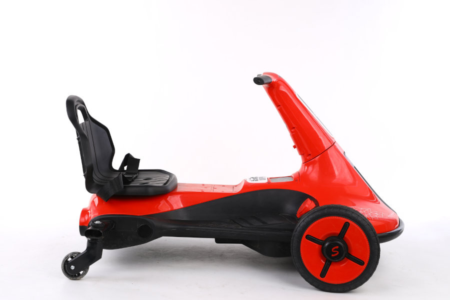 Kinder Elektroauto "Drift-Cart" mit 12V - 2x45W Motoren mit Musik - Elektro Go-Kart für Kinder