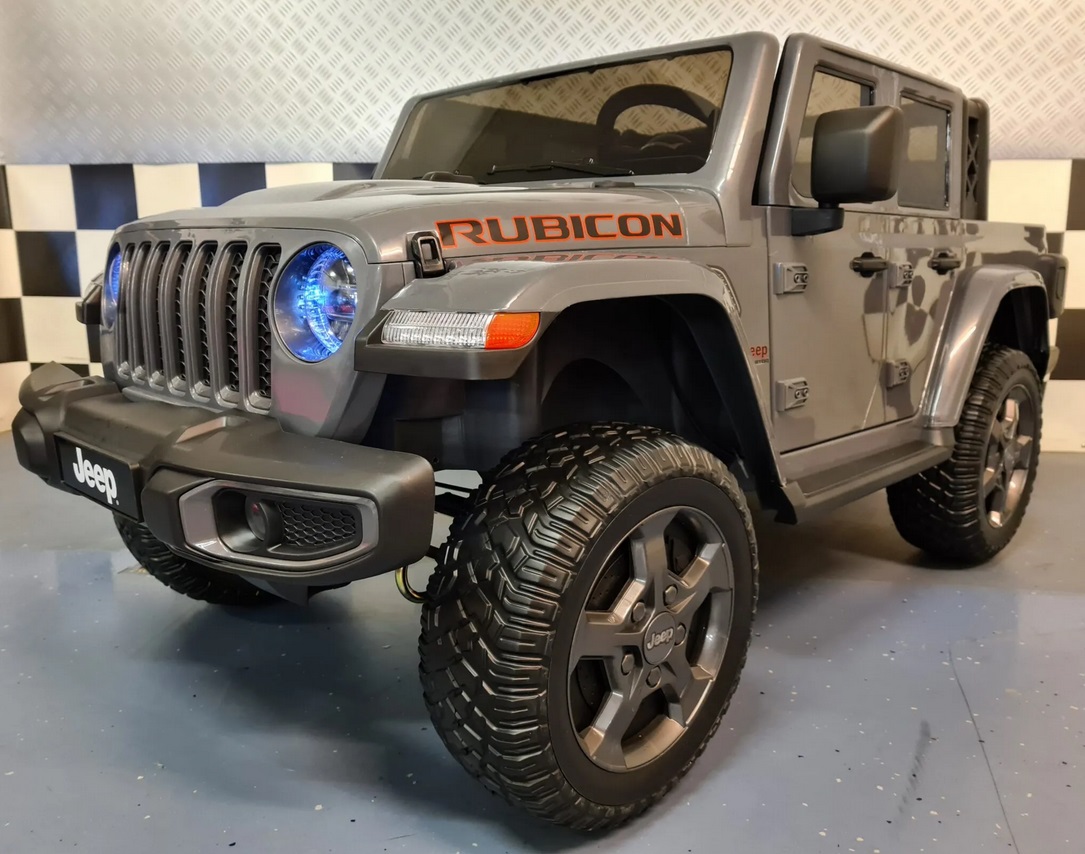 Elektro Kinderauto 2-Sitzer Jeep Gladiator, Elektro-Kinderfahrzeug mit 2 Motoren, Rubicon Kinderjeep