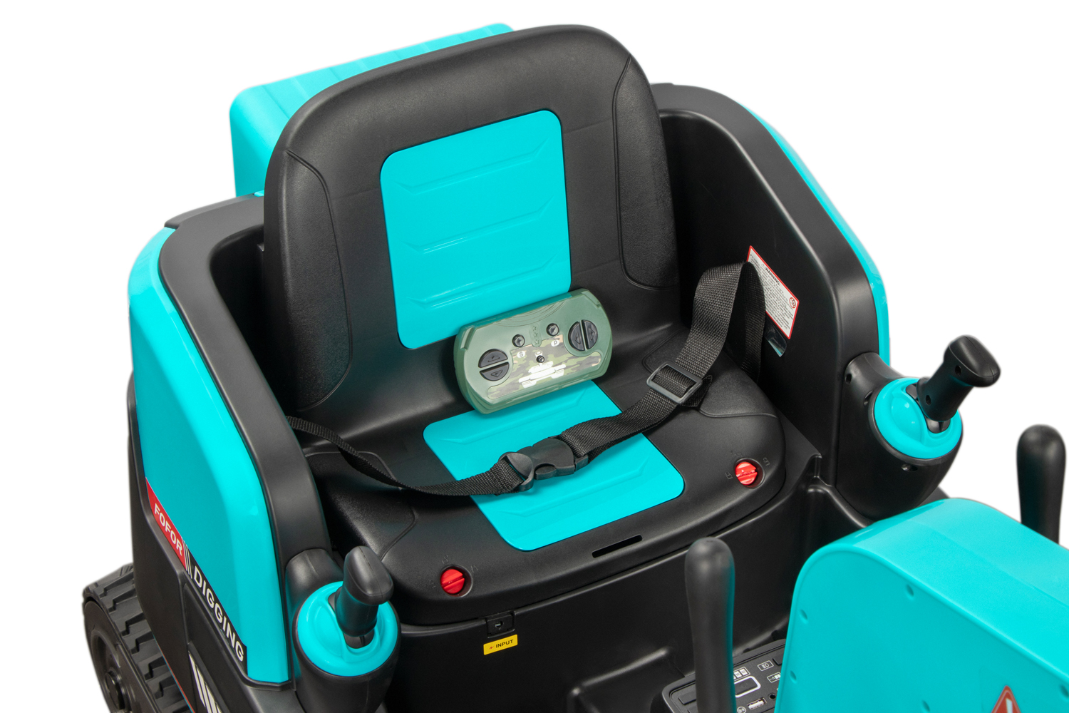 Elektro Kinder-Raupenbagger mit Schaufel, Elektro Raupenfahrzeug, Kettenfahrzeug für Kinder, Schaufelbagger, Elektrobagger 360 Grad Drehfunktion