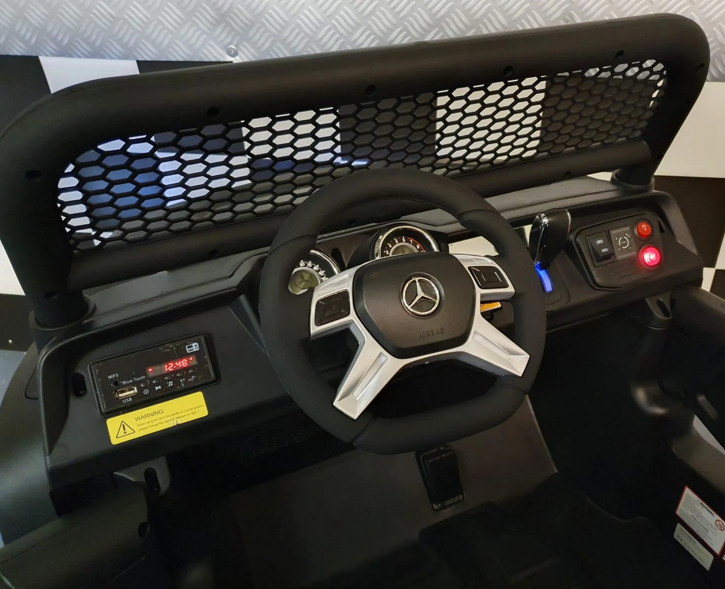 Elektro Kinderauto Mercedes Benz Unimog, Elektrofahrzeug für Kinder, Kinderfahrzeug, Electric Car