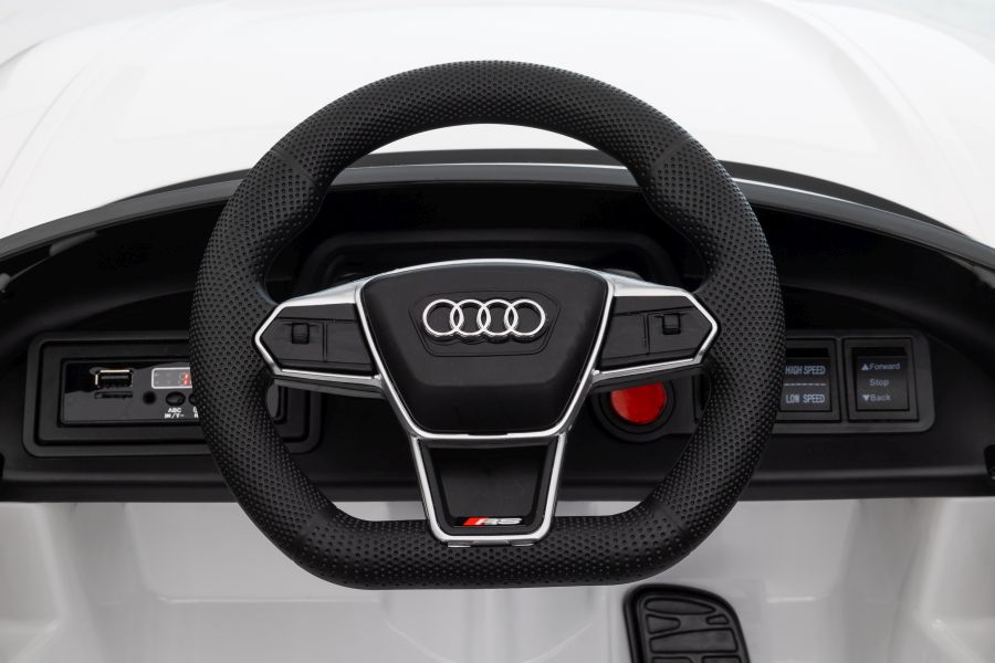 Elektro Kinderauto Audi E-Tron GT, Kinderfahrzeug mit Gaspedal zum Fahren, Elektroauto für Kinder
