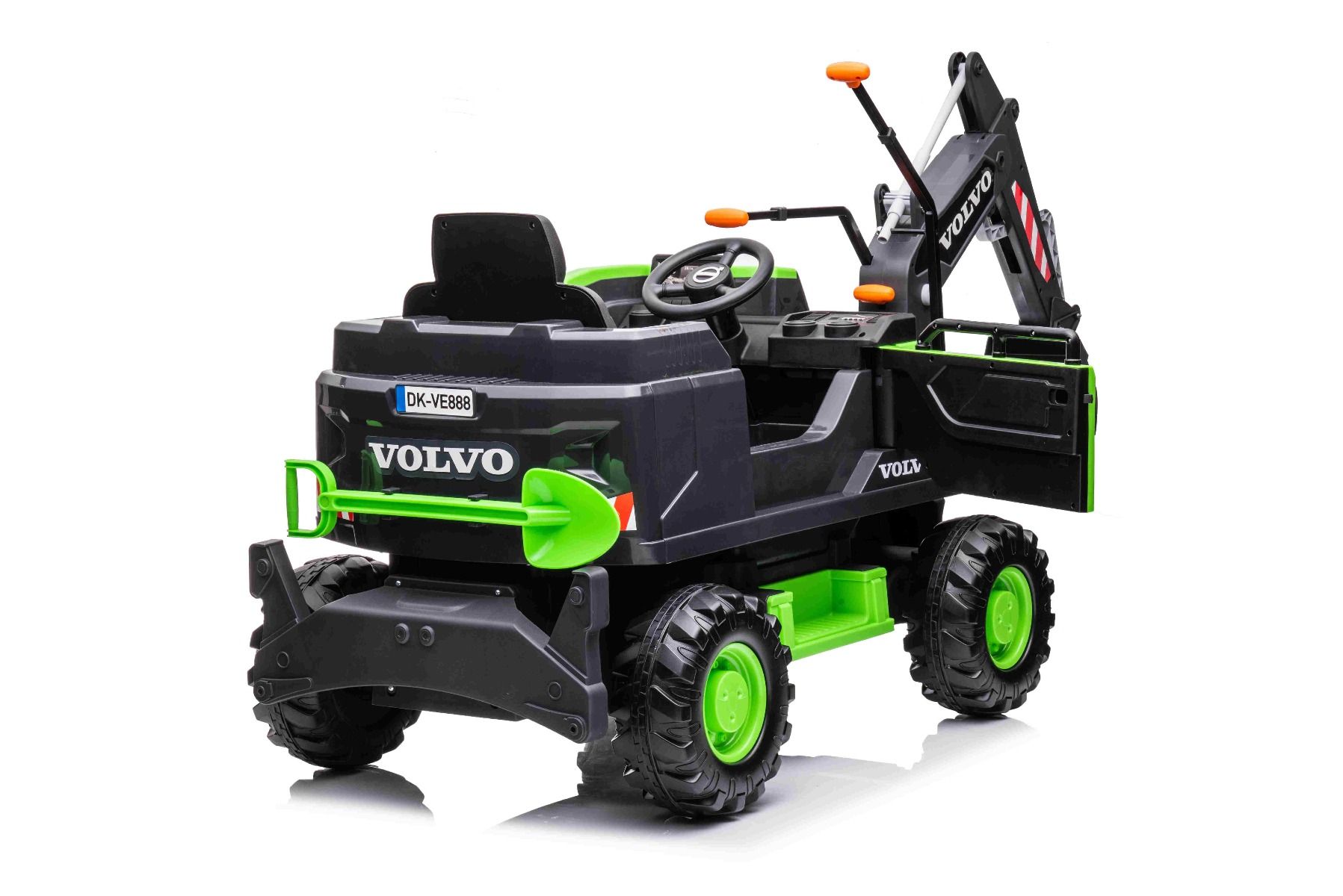 Elektrischer Bagger für Kinder Volvo Excavator - Kinderbagger mit Baggerschaufel, Elektrobagger für Kinder