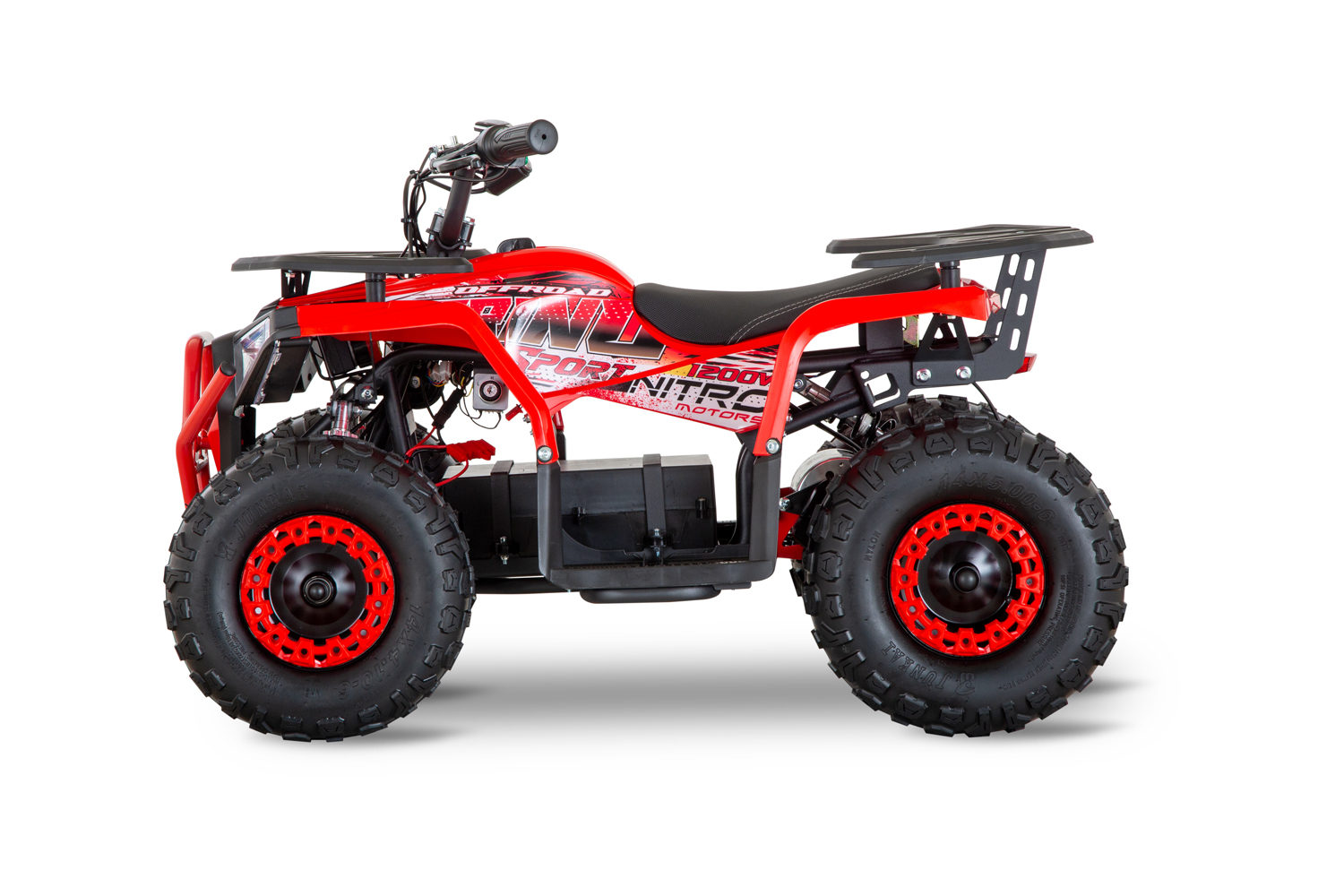 NITRO MOTORS 1200W Kinder-Quad Nerino BTF2 Reifen 6 Zoll, Elektroquad für Kinder