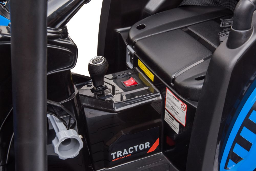 Kindertraktor - elektrischer Traktor Hercules mit Dach, Anhänger und Schaufel, 2 x 45 Watt - 6 km/h