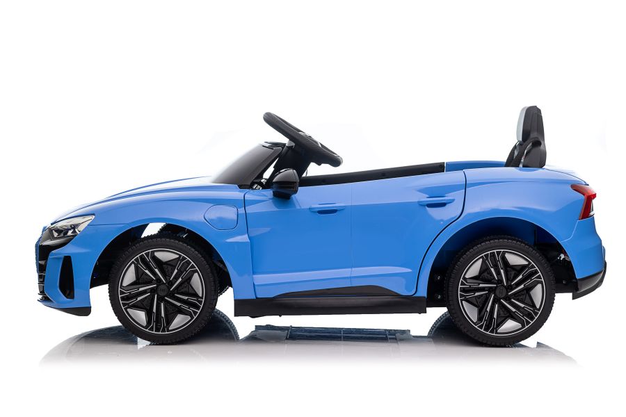 Elektro Kinderauto Audi E-Tron GT, Kinderfahrzeug mit Gaspedal zum Fahren, Elektroauto für Kinder