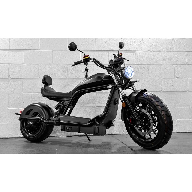 Elektroroller 2-Rad Chopper HL 6.0 mit TFT-Display, Elektro-Roller bis 45 km/h, bis 120 km Reichweite