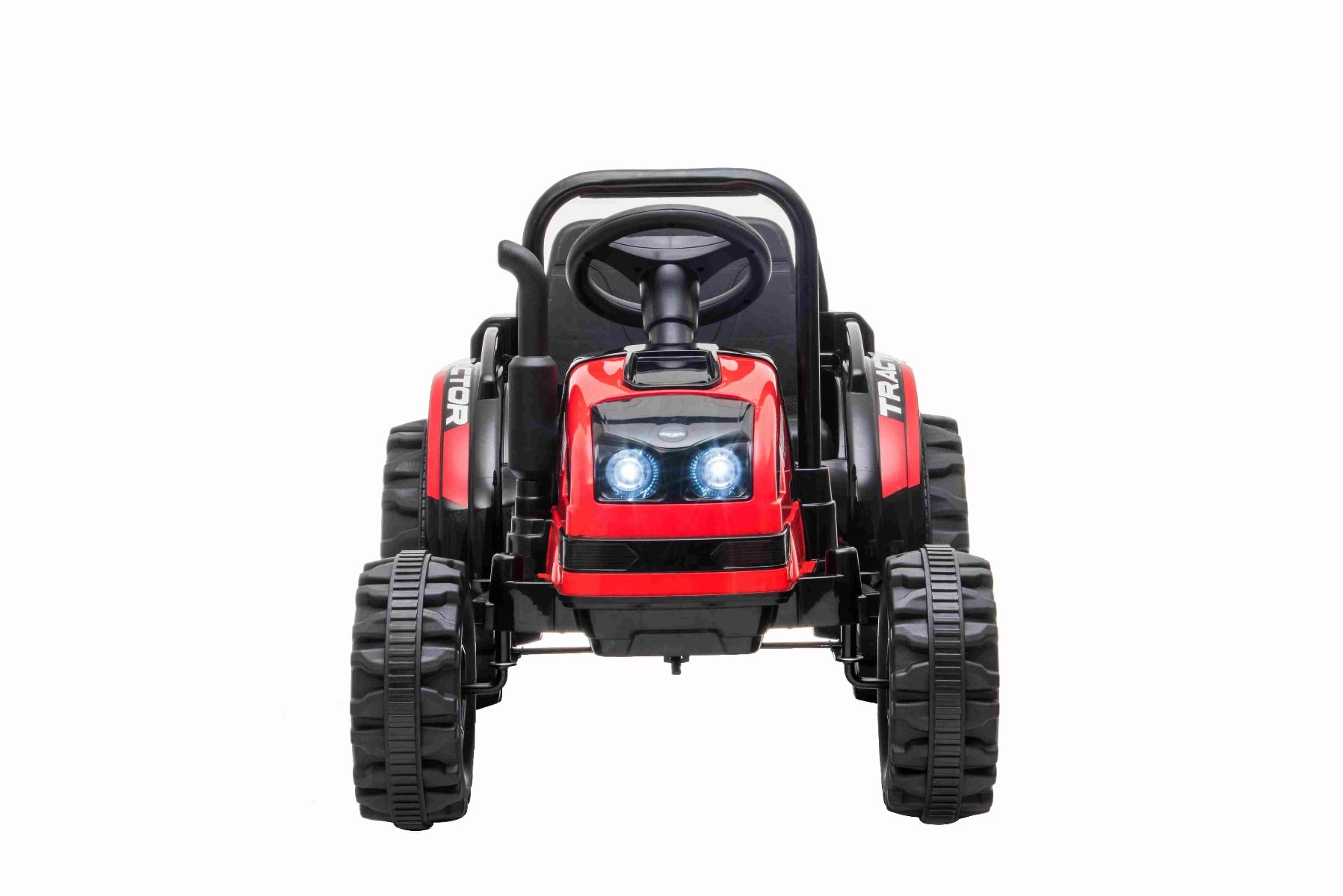 Elektro Kinderauto Traktor Power mit Anhänger - Elektrotraktor für Kinder zum Selbstfahren