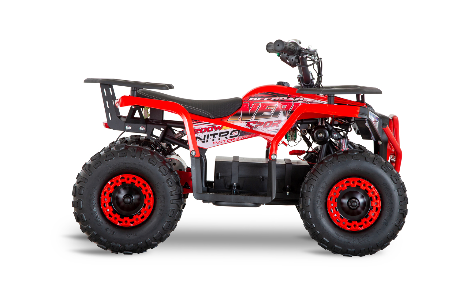 NITRO MOTORS 1200W Kinder-Quad Nerino BTF2 Reifen 6 Zoll, Elektroquad für Kinder