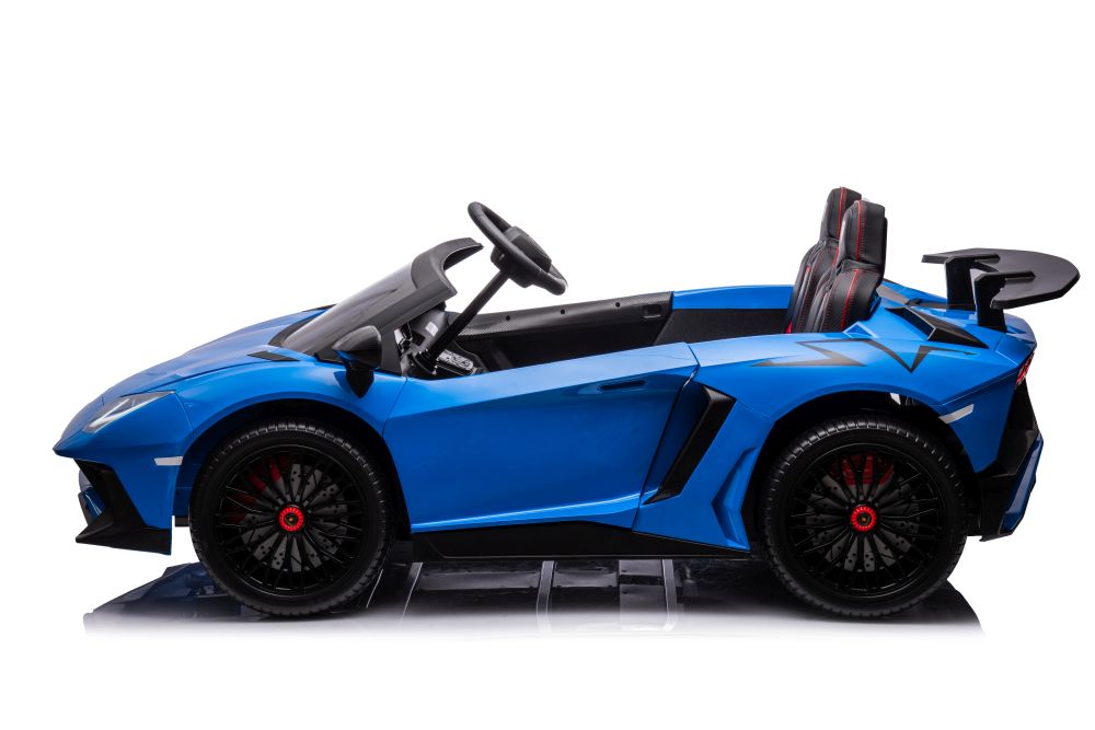 XXL Elektroauto für 2 Kinder Lamborghini A8803, 13 km/h, 200 Watt - Elektrokinderfahrzeug 2-Sitzer zum selbst Fahren