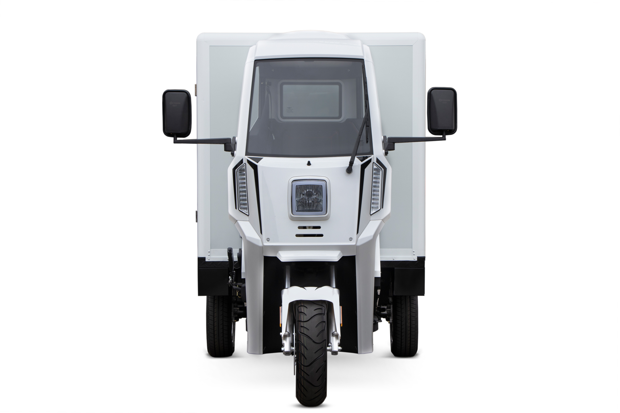 Elektroauto Lieferwagen, Lieferfahrzeug Elektro GECO Truck XC V9 Pickup Kofferaufbau, Elektro Transporter